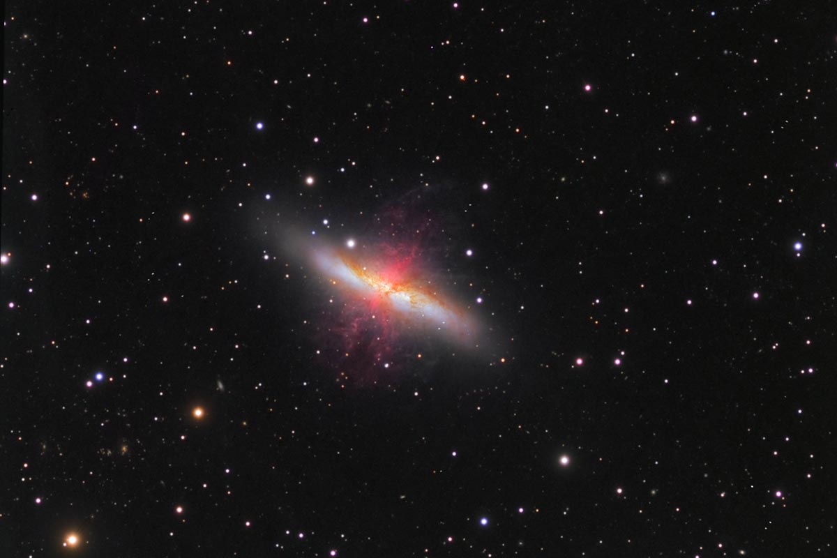 Galaxie M 82 – 7″ TMB Apo