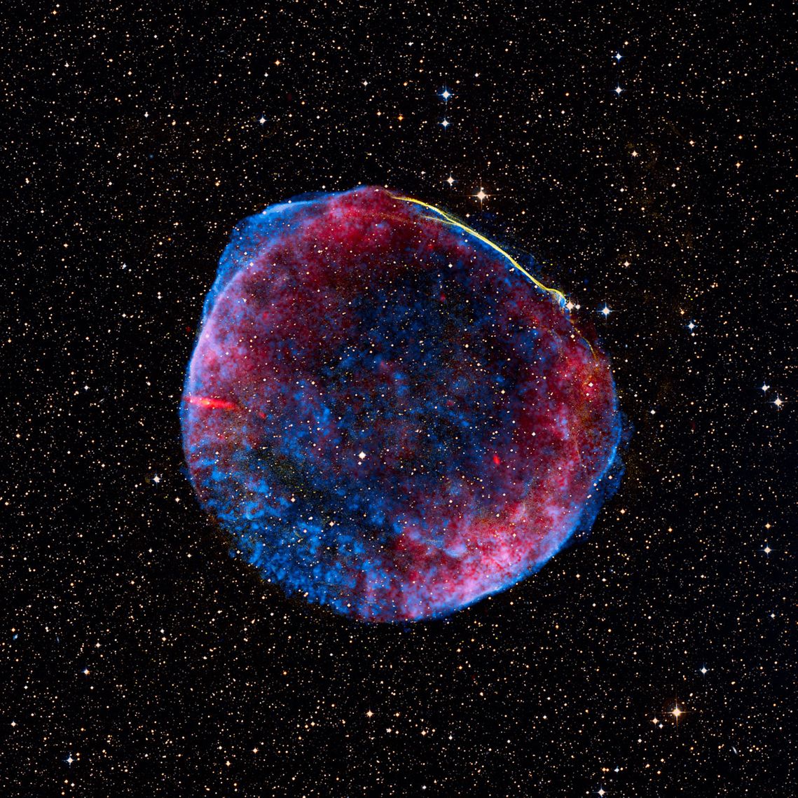 Überreste der Supernova SN 1006