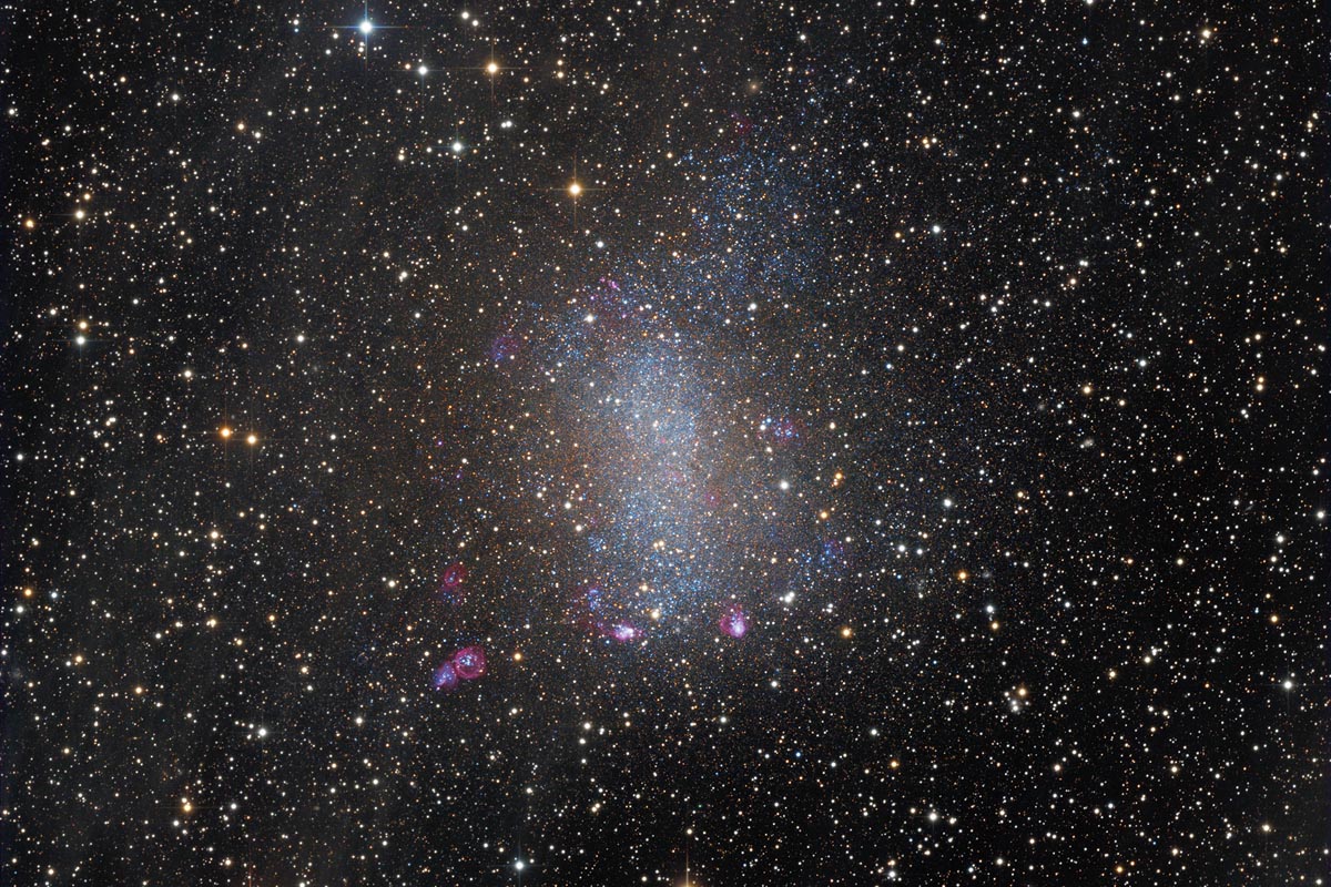 NGC 6822 Barnard‘s Galaxie im Sternbild Schütze