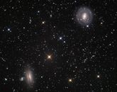 Galaxien NGC 5058 und 5101
