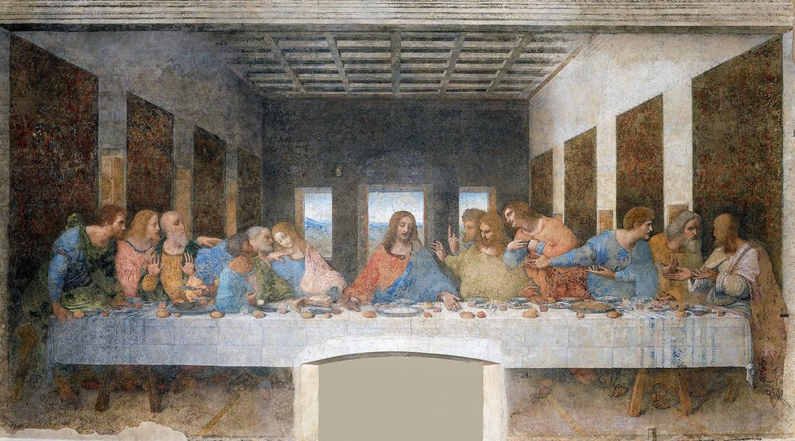 Quelle: Paris Orlando, 2019, Last Supper by Leonardo da Vinci, verkleinert, CC0 1.0 