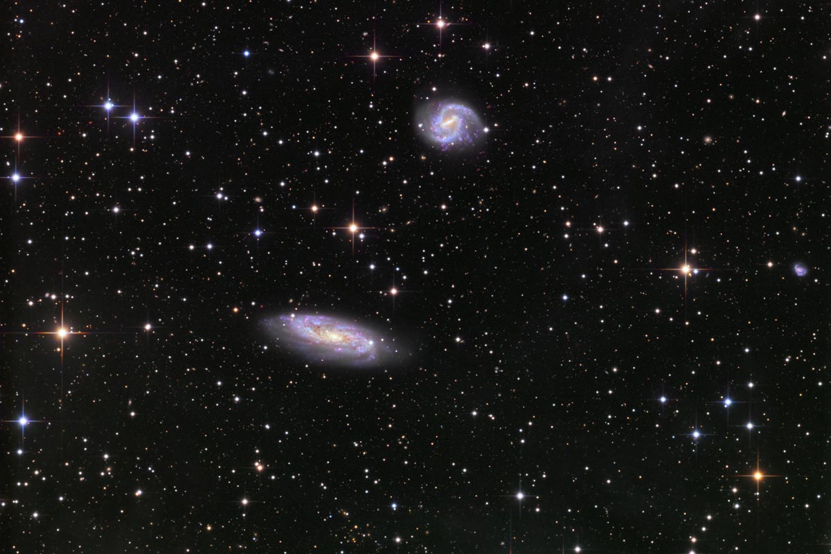 NGC 3511 Gruppe - im Sternbild Becher
